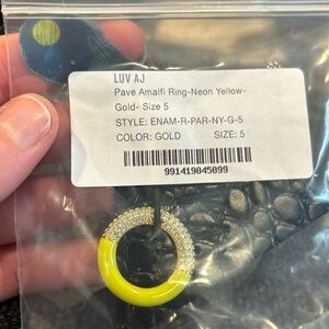 Luv AJ new ring . Size 5
